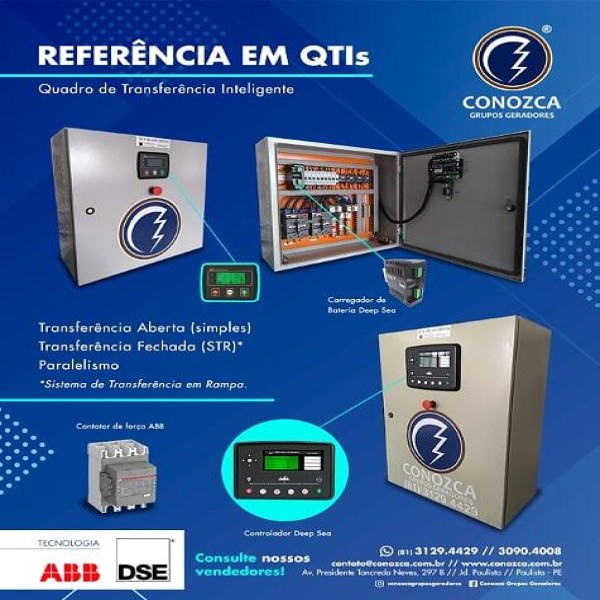 Quadro De Transferencia Automatica Para Gerador